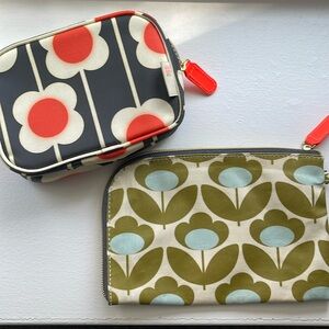 Ora Kiely EUC cosmetic pouches (both of them)